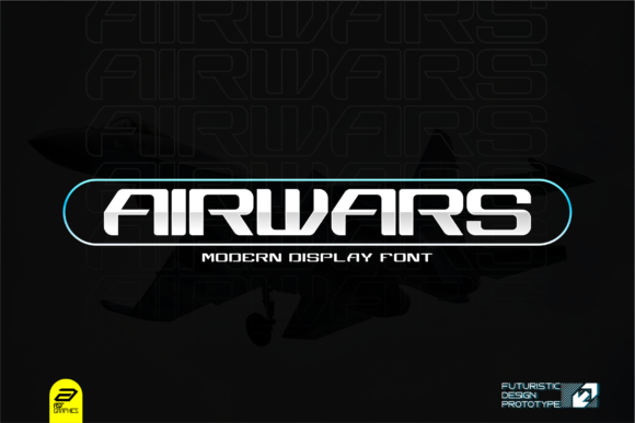 Airwars: Strategic Typography for Futuristic Brand Positioning