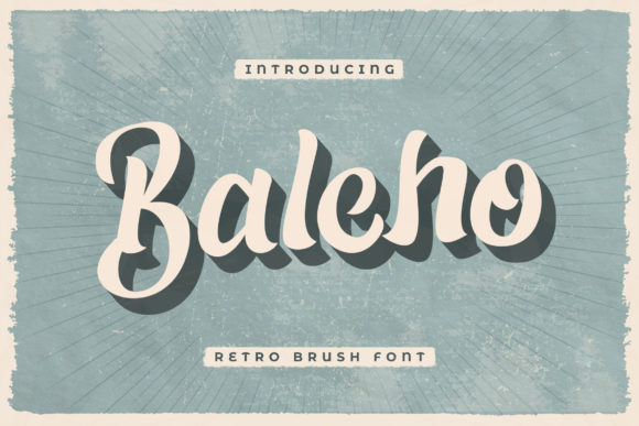 Baleho: Integrating a Bold Retro Display Font into Modern Design Workflows