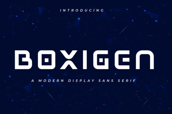 Boxigen: Navigating the Boldness of Futuristic Typography