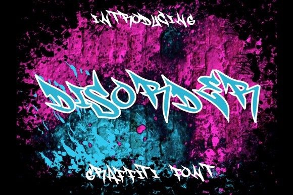 Disorder: A Bold and Versatile Font for Creative Expression