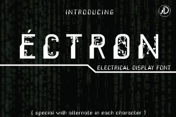 Ectron: A Versatile Display Font for Creative and Professional Use