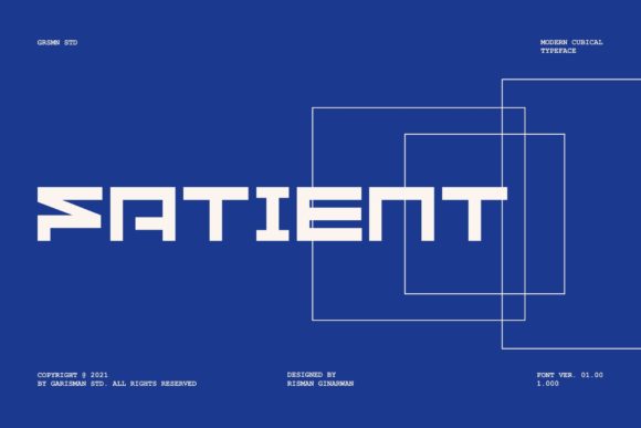 Fatient: A Bold and Expressive Display Font for Impactful Design