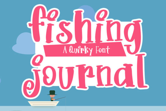 Fishing Journal: A Quirky Display Font for Creative Projects