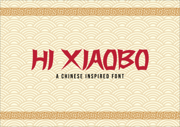 Hi Xiaobo: A Unique Chinese-Inspired Display Font
