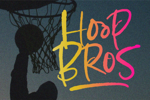 Hoop Bros: A Magical Display Font for Creative Projects