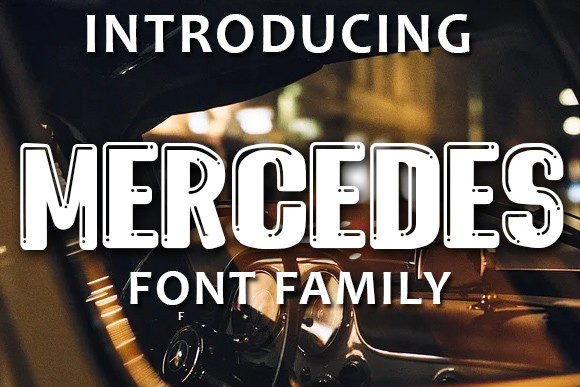 Mercedes: A Versatile Display Font for Modern Design Projects