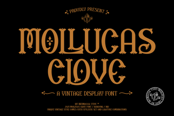 Mollucas Clove: A Timeless Display Font for Bold and Vintage-Inspired Designs