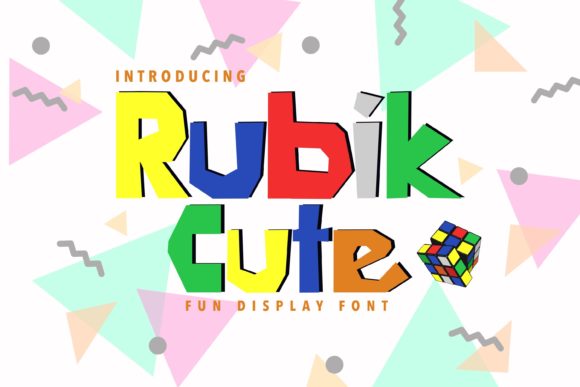 Rubik Cute: Elevating Visual Identity Through Geometric Precision and Playful Authority
