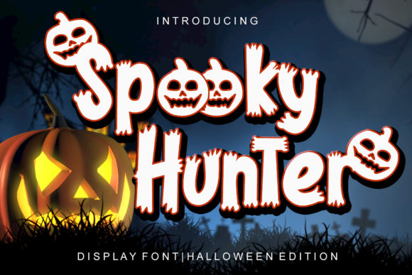Spooky Hunter: The Ultimate Halloween Display Font for Creators
