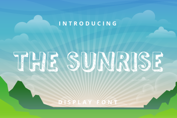 The Sunrise: Elevating Chalkboard Aesthetics with Authentic Typography