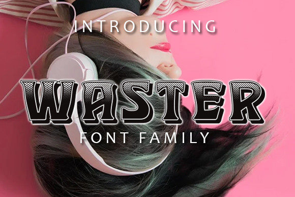 Waster Font: Bold, Cool and Ready for Creative Use