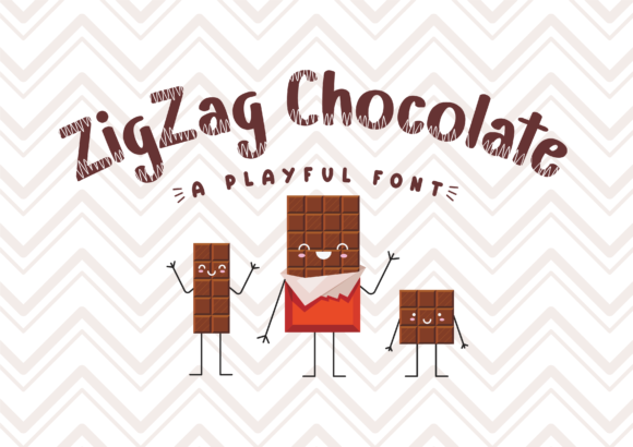 Zigzag Chocolate: A Playful Font for Creative Projects